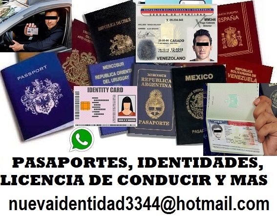 LICENCIA DE CONDUCIR, IDENTIDADES, PASAPORTES Y MAS